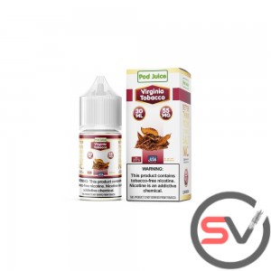 POD JUICE TFN SALT 30ML - VIRGINIA TOBACCO POD JUICE TFN SALT 30ML - VIRGINIA TOBACCO